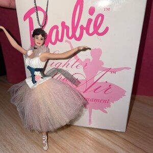 AVON 2001 Barbie Lighter than Air Ornament (Porcelain)